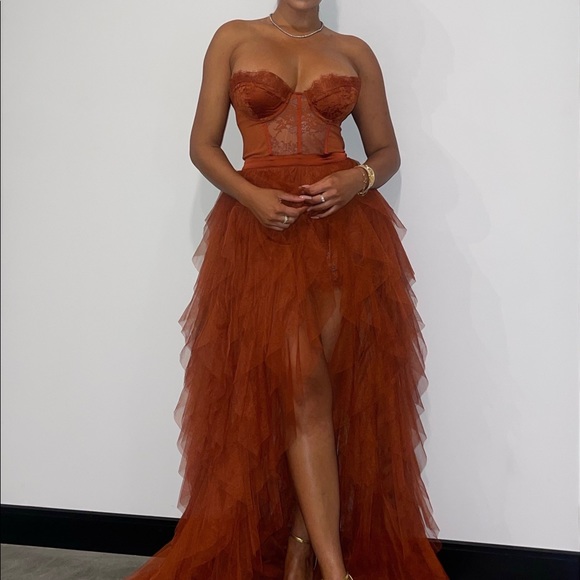 BUSTIER GOWN DRESS - Picture 4 of 8